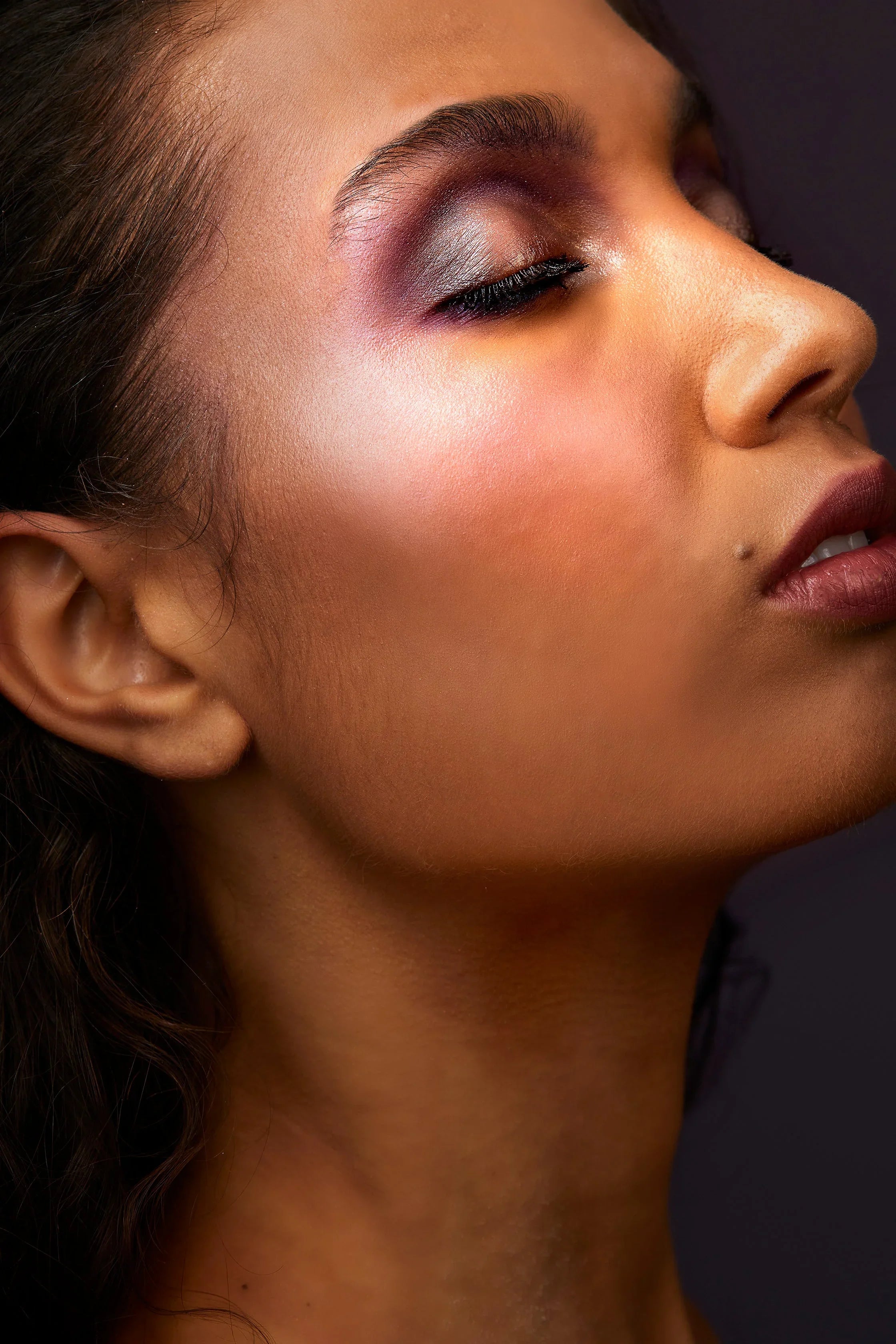 ĀTHR Beauty Rose Quartz Crystal Eyeshadow Palette