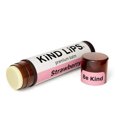 Kind Lips Strawberry Organic Lip Balm - Image 1