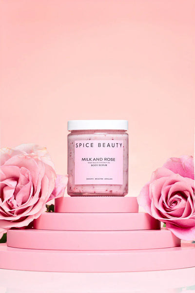 Spice Beauty Milk & Rose Body Scrub - Image 2