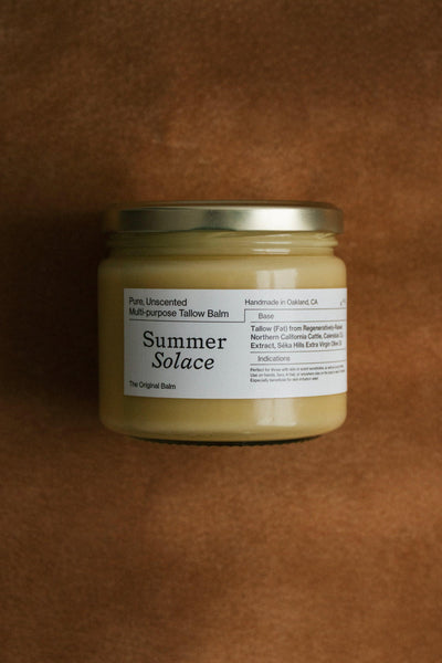 Summer Solace Tallow Pure Unscented – Family Size Tallow Balm | 11.5 oz - Image 3