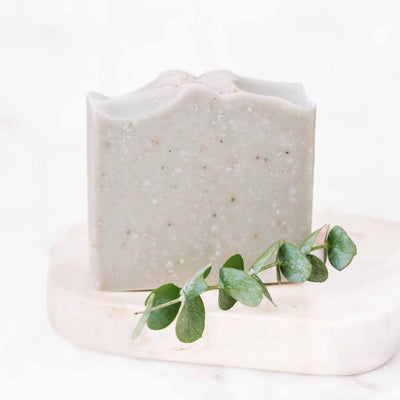 Pretty farm girl Salt + Sea Bar Handmade Tallow and Goat Milk Soap Bar - Image 1