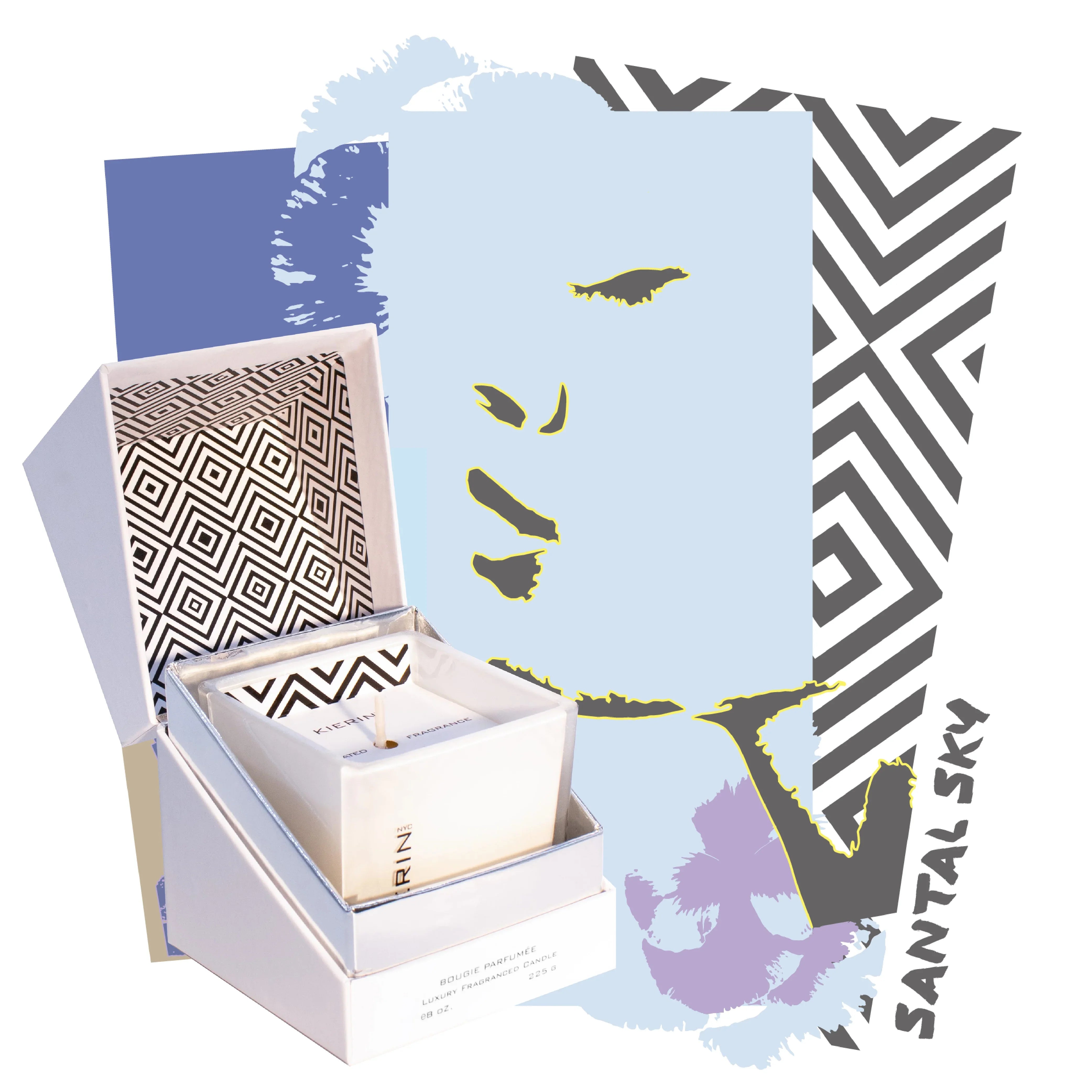 KIERIN SANTAL SKY SCENTED CANDLE