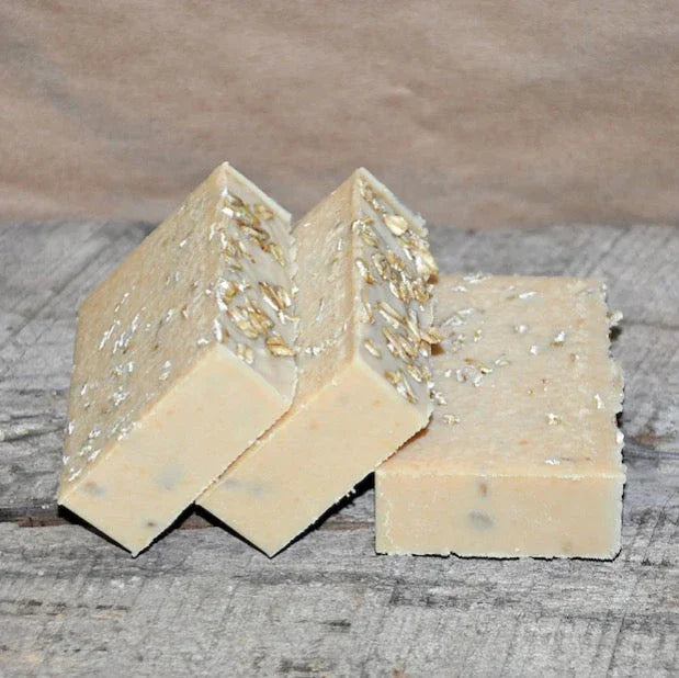 Soaplandia Goat Milk & Oatmeal Bar Soap, Unscented