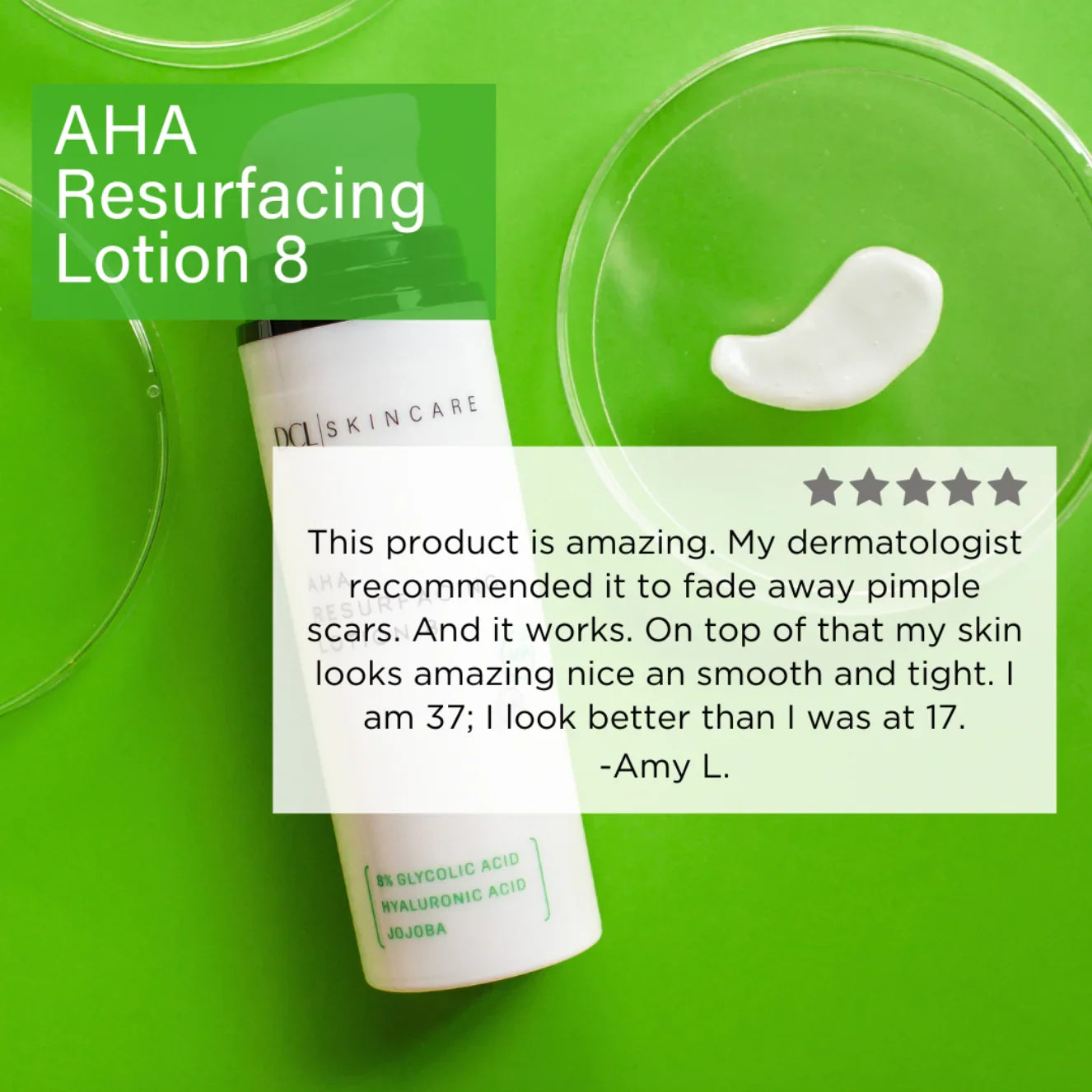 DCL Skincare AHA Resurfacing Lotion 8