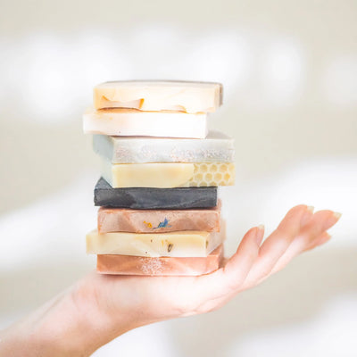 Pretty farm girl Farmhouse Artisan Goat Milk & Tallow Soap Sampler - Image 1