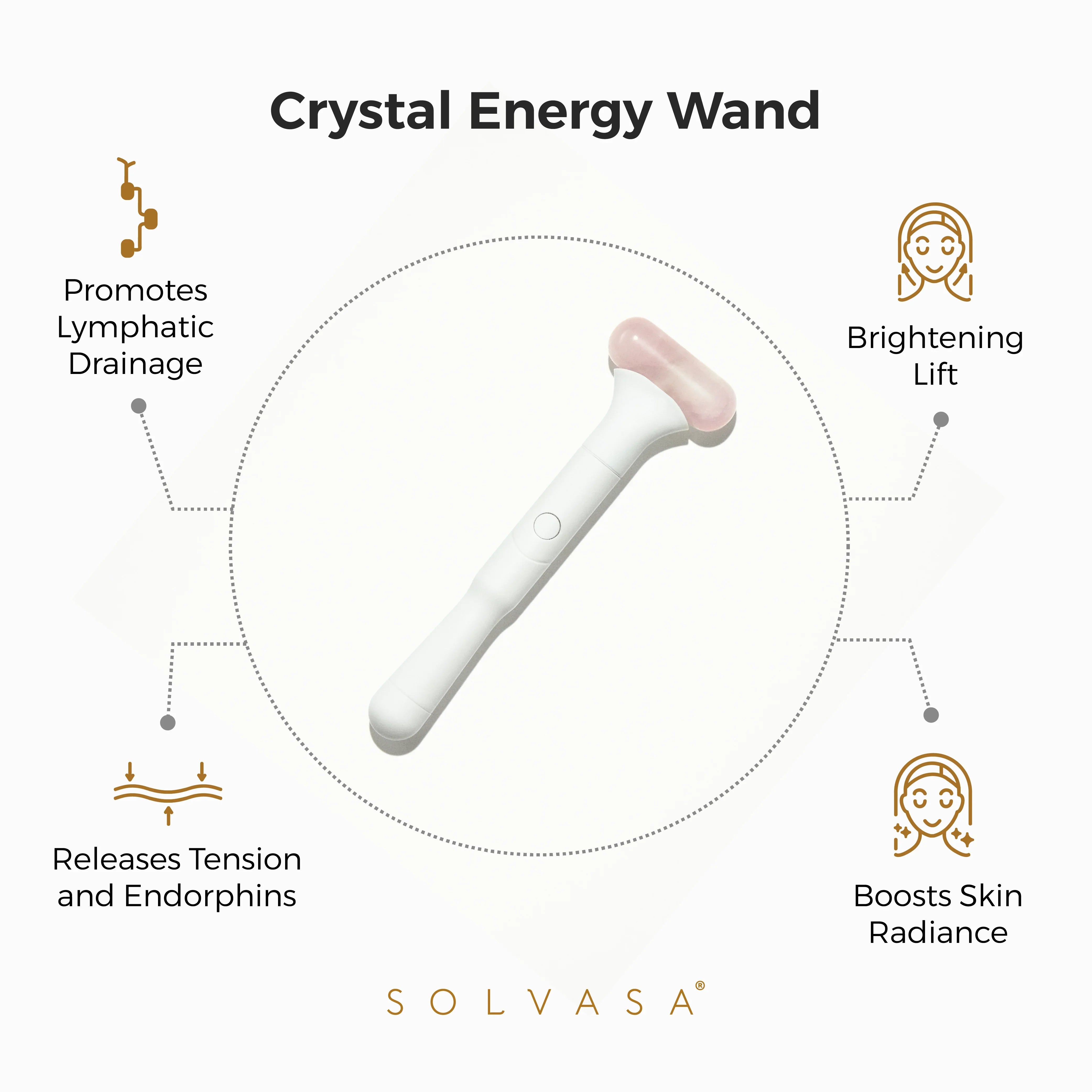 Solvasa Crystal Energy Wand