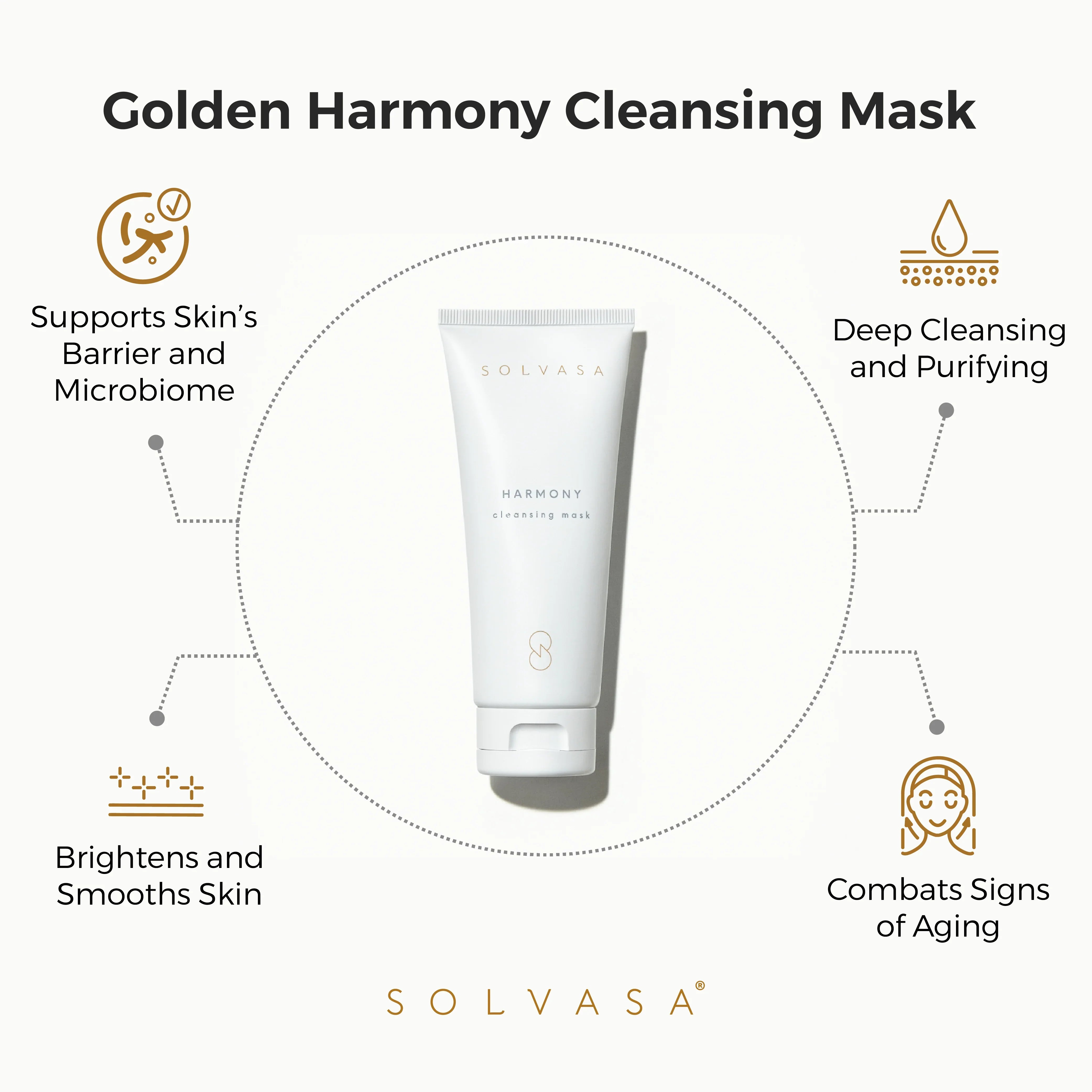 Solvasa Golden Harmony Cleansing Mask