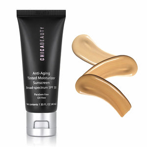 Chica Beauty Anti-Aging Tinted Moisturizer Sunscreen Broad-Spectrum SPF 30