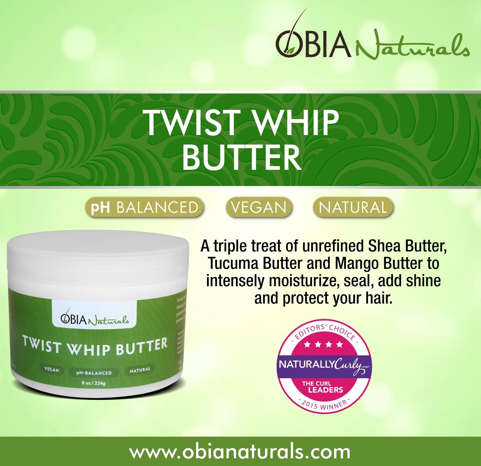OBIA Naturals Twist Whip Butter