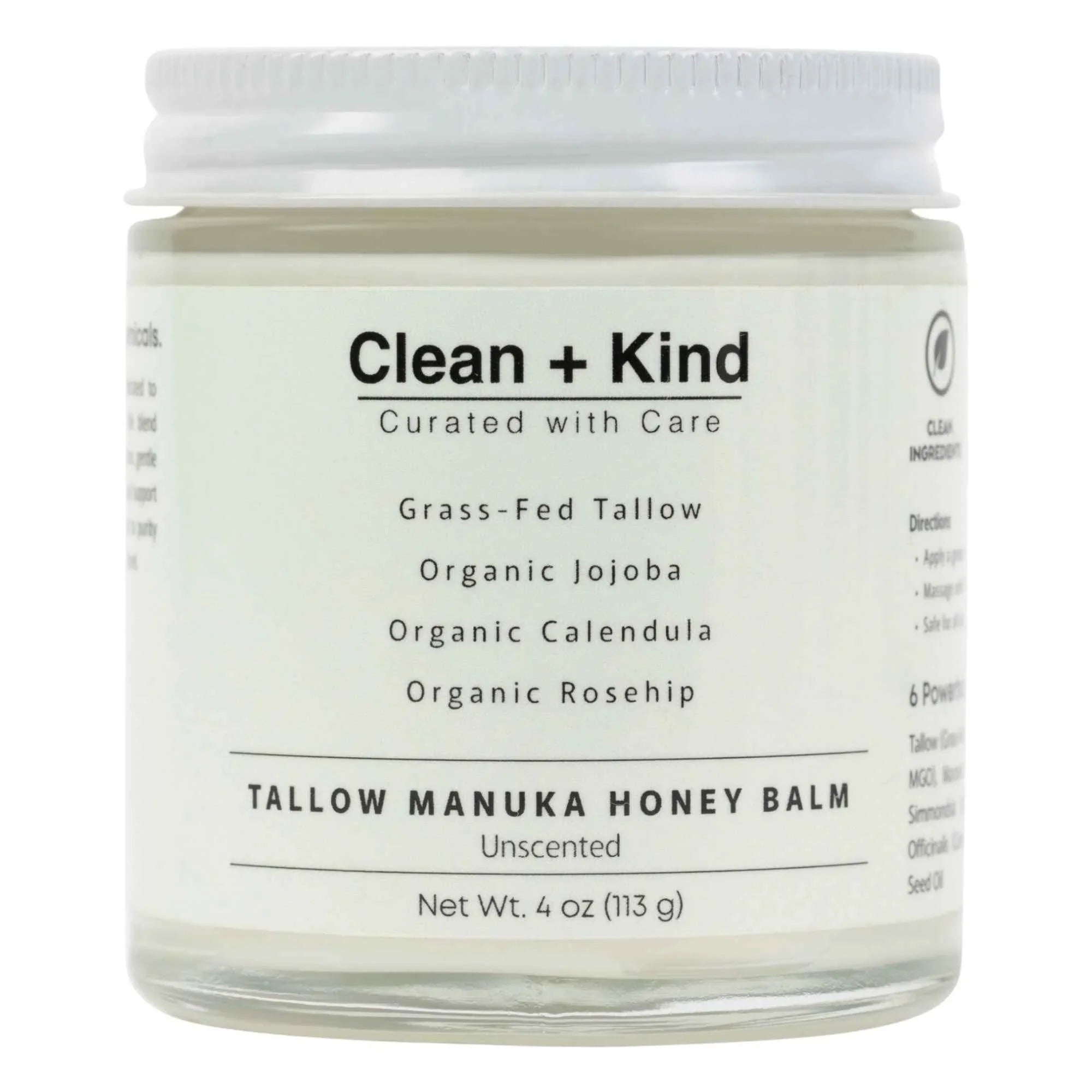 Clean + Kind Whipped Tallow Honey Balm