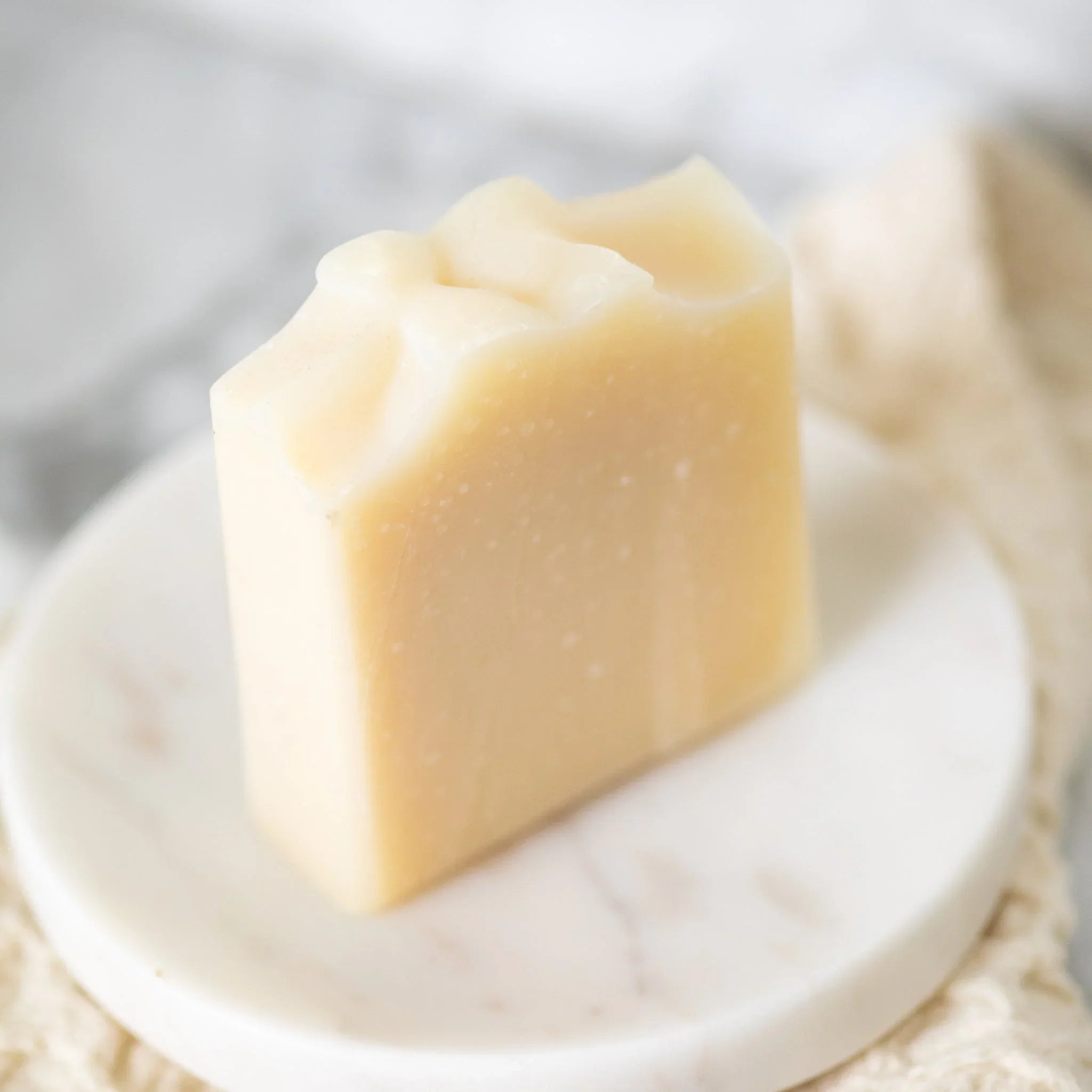 Pretty farm girl Pure Tallow + Honey Fragrance Free Handmade Tallow and Goat Milk Soap Bar