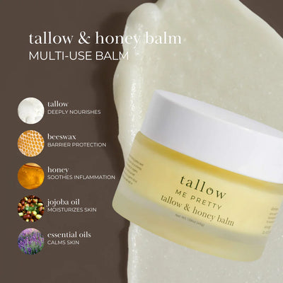 Tallow Me Pretty Tallow and Honey Balm - 3pk - Image 4