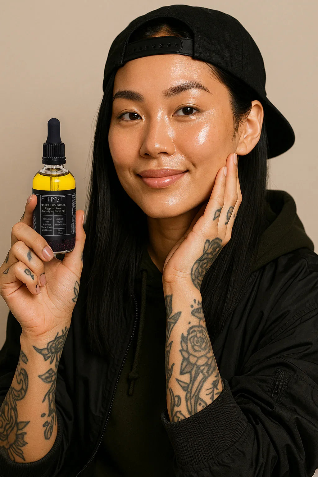 ETHYST ® Holy Grail Egyptian Rose Anti-Aging Facial Oil