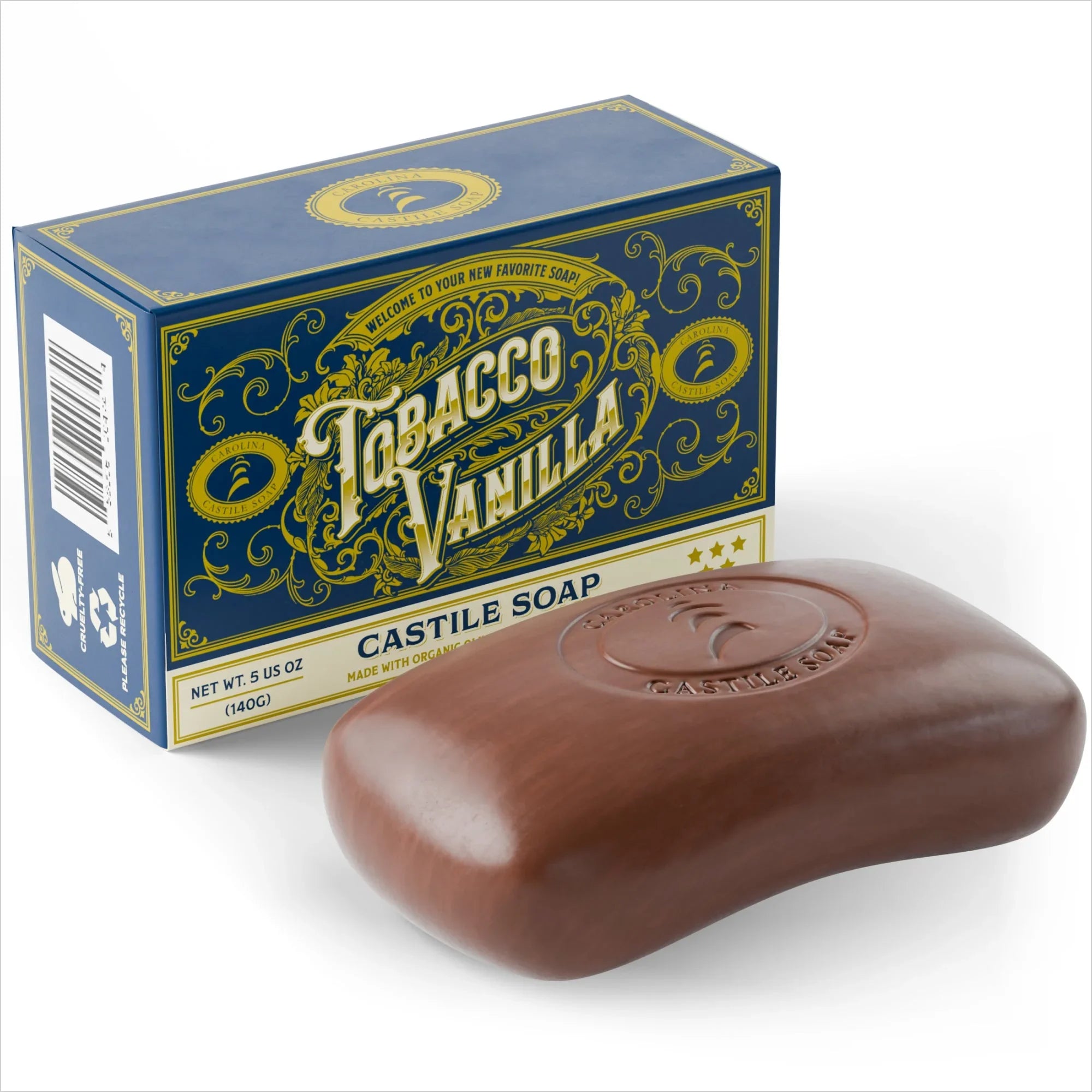 Carolina Castile Soap Castile Bar Soap - Tobacco Vanilla