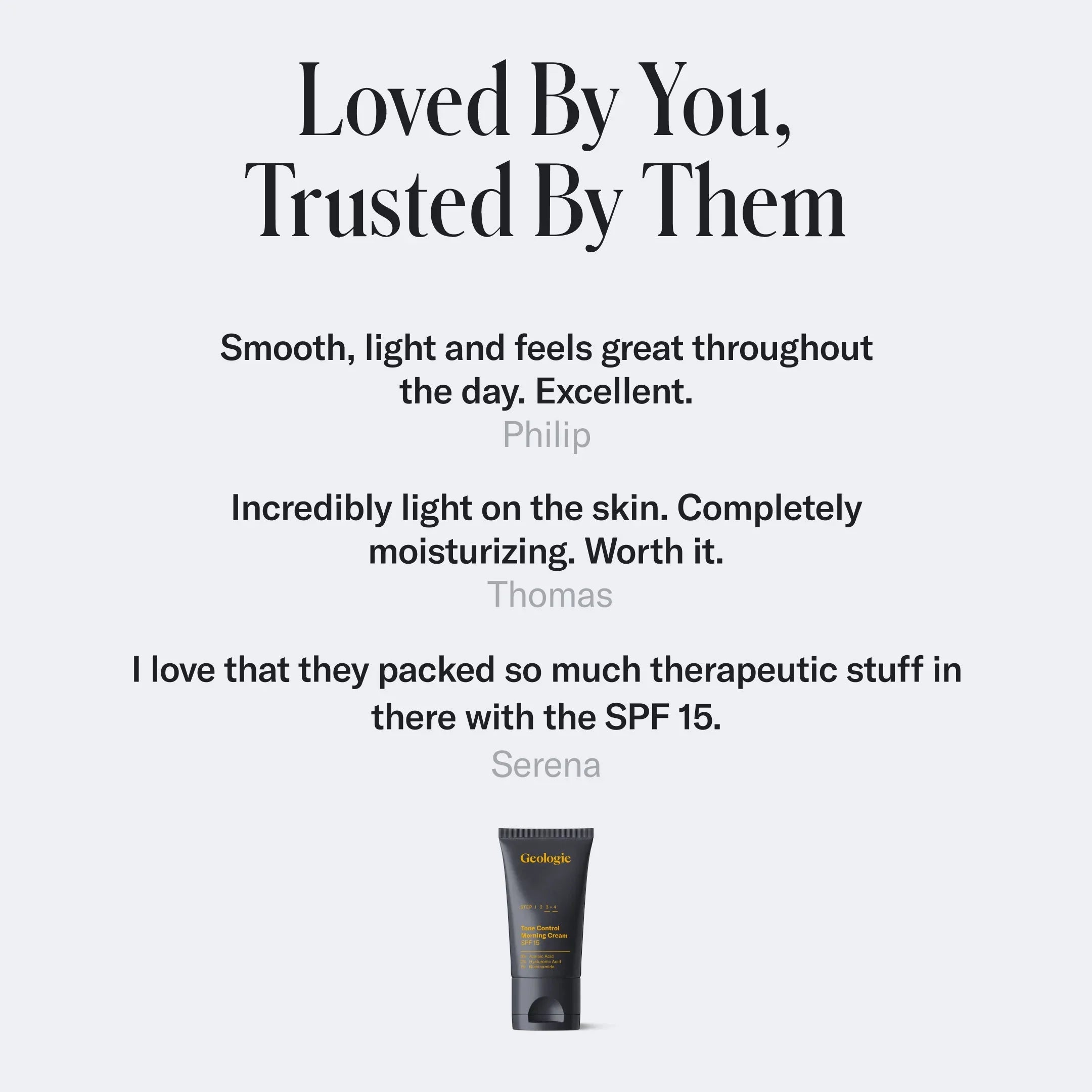 Geologie Tone Control Face Cream with SPF15