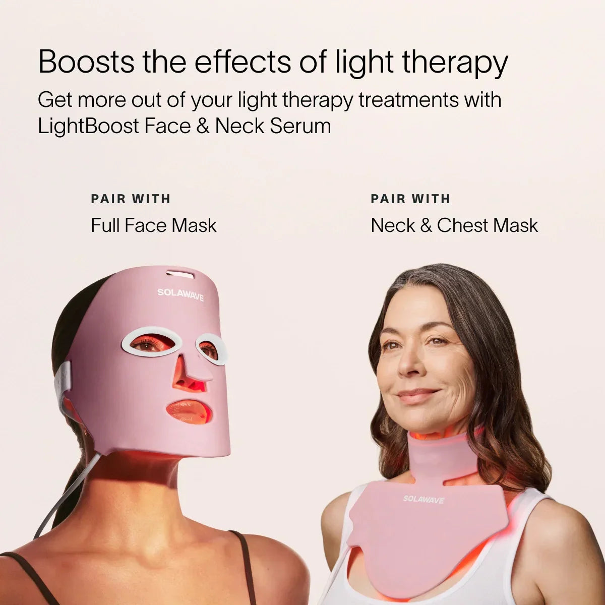Solawave Light Therapy Boosting Face & Neck Serum