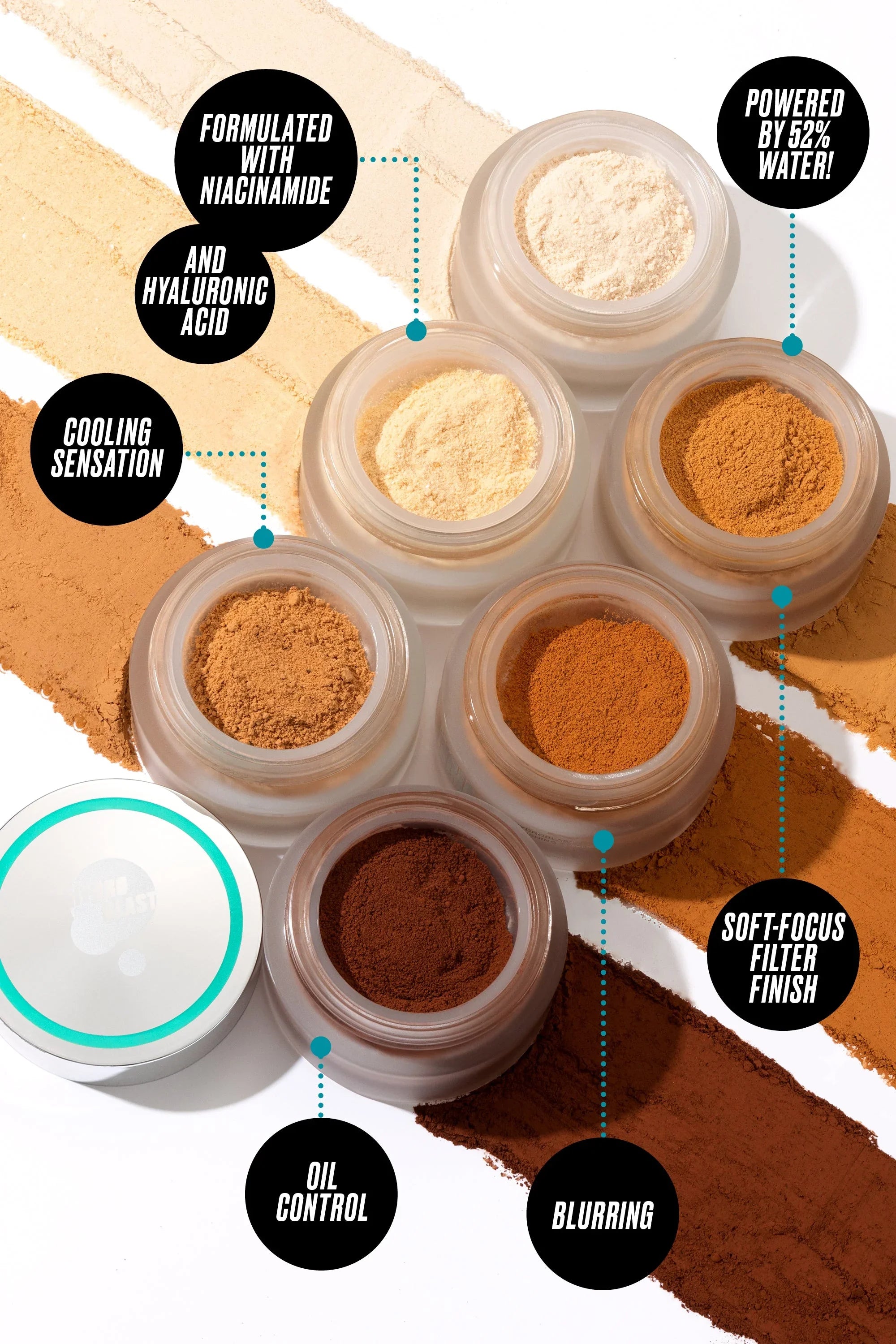 UOMA Beauty Hydroblast Finishing Powder