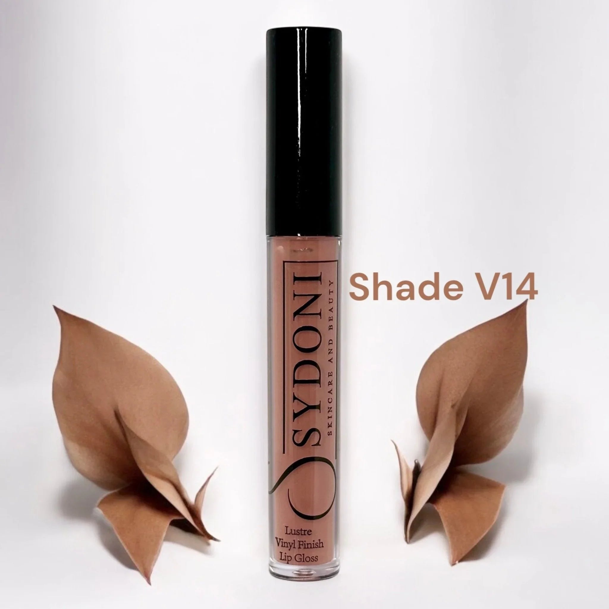Sydoni SHADE V14 VINYL FINISH LIPGLOSS - Light Chocolate Brown