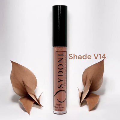 Sydoni SHADE V14 VINYL FINISH LIPGLOSS - Light Chocolate Brown - Image 1