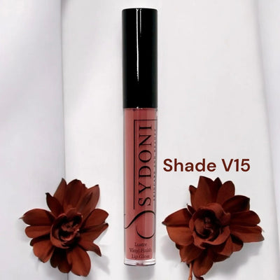 Sydoni SHADE V15 VINYL FINISH LIPGLOSS - Medium Chocolate Brown - Image 1