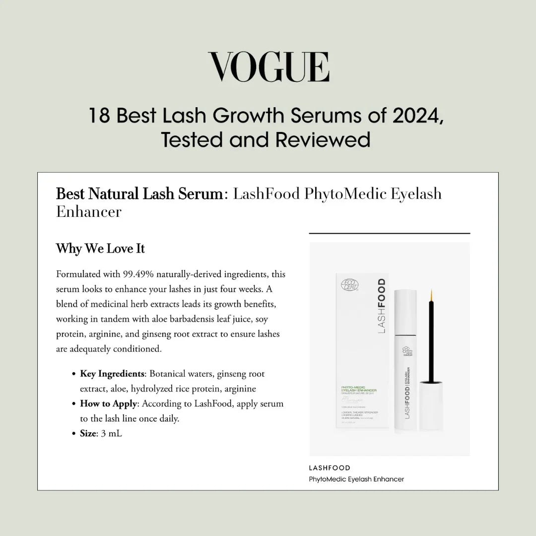 LASHFOOD Eyelash Enhancing Serum, 3 Month Supply