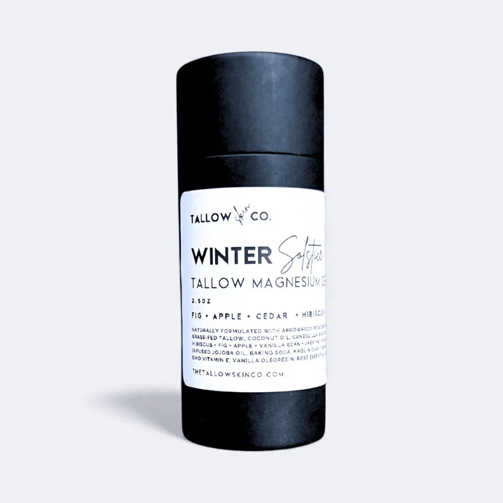 Tallow Skin Co. WINTER SOLSTICE TALLOW MAGNESIUM NATURAL DEODORANT