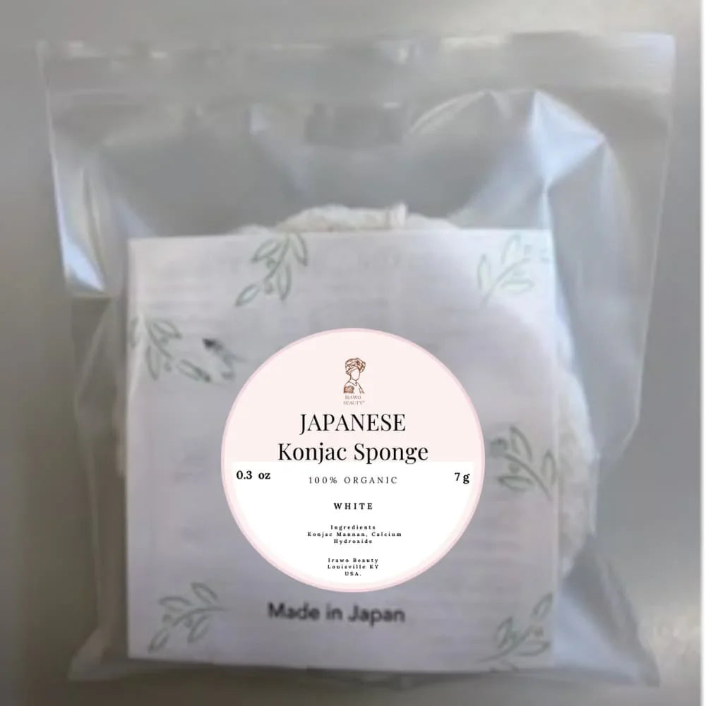 Irawo Beauty White Konjac Face Sponge