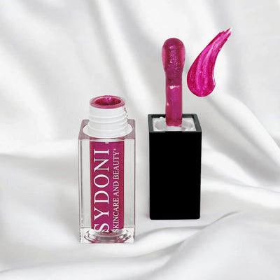 Sydoni WISTERIA LIP OIL-VIOLET SHIMMER with JOJOBA AND SUNFLOWER OILS - Image 1