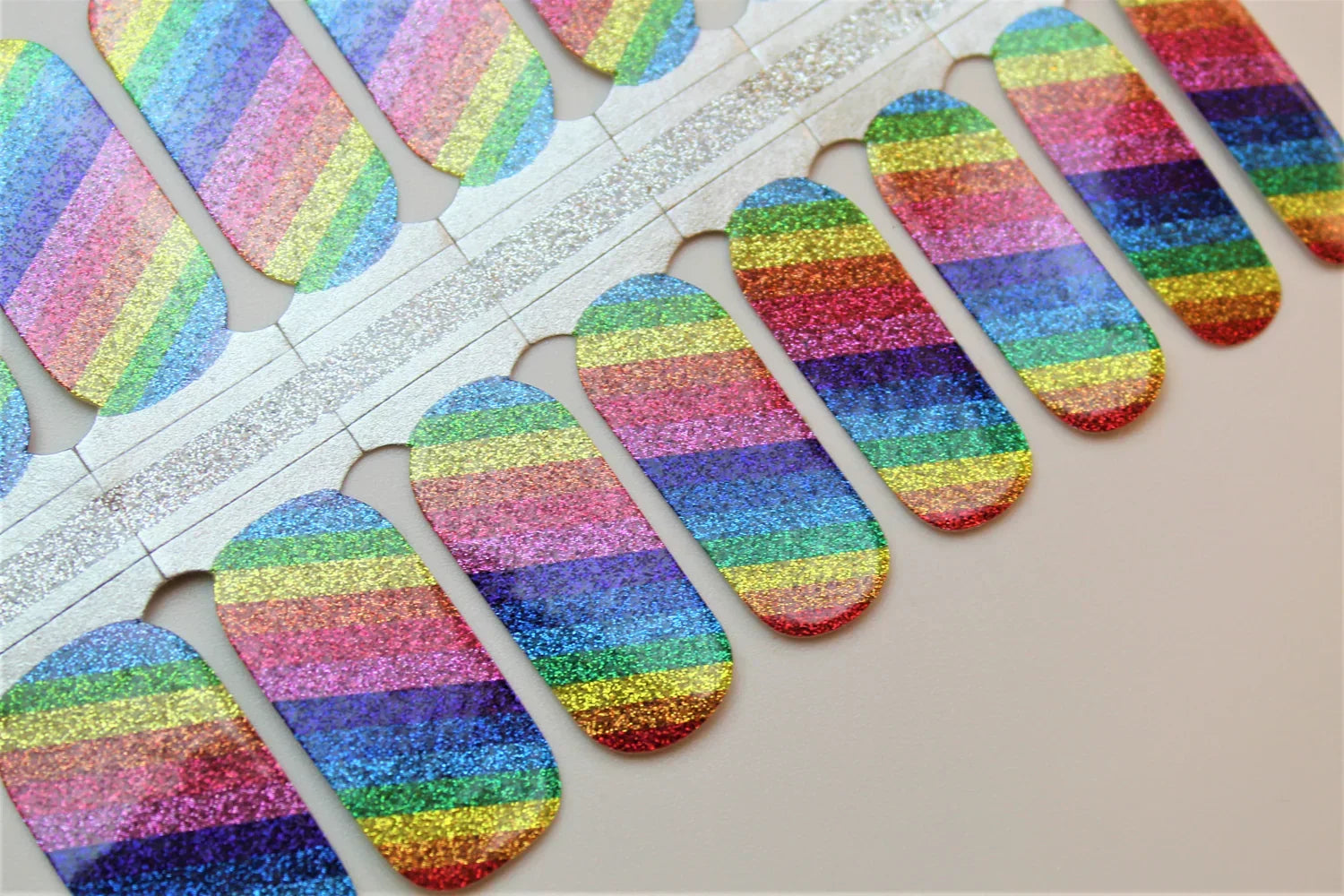 Candied Nails Rainbow Glitter
