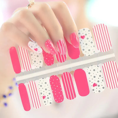 Candied Nails Pink Valentine Heart - Image 3