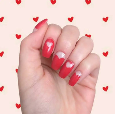 Candied Nails Red Valentine Heart - Image 1