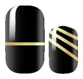 Candied Nails Black Gold