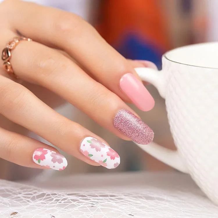 Candied Nails Pink Posy Days