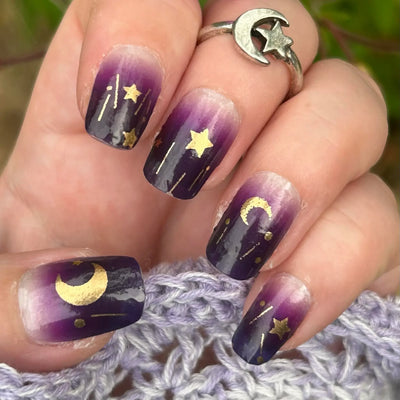 Candied Nails Purple Skies - Image 1