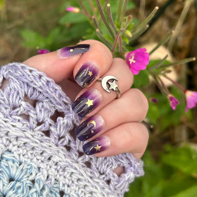Candied Nails Purple Skies - Image 2