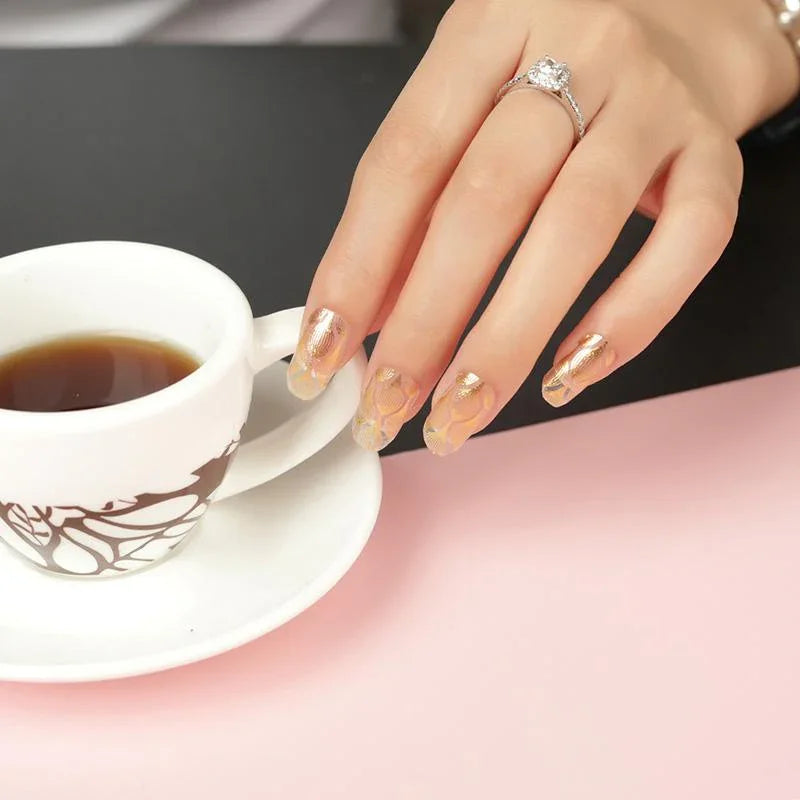 Candied Nails Solid Gold