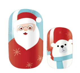 Candied Nails Christmas Santa Bear - Image 1