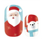 Candied Nails Christmas Santa Bear
