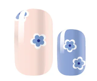 Candied Nails Little Blue Daisy