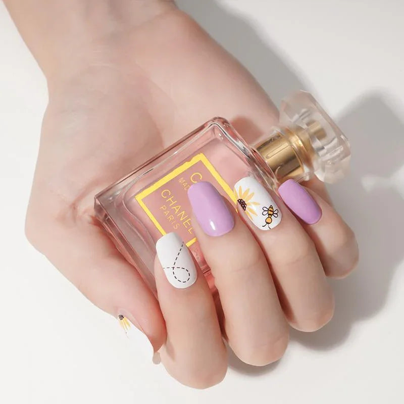 Candied Nails Honey Bee