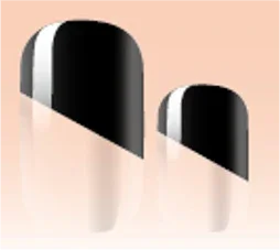 Candied Nails Black Grey - Image 2