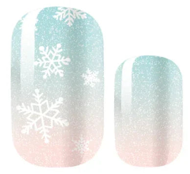 Candied Nails Winter Snowflakes