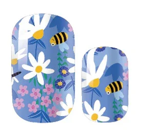Candied Nails Flowers & Bees