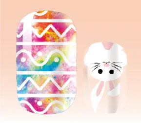 Candied Nails Easter Eggs & Bunny