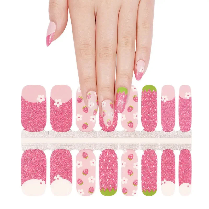 Candied Nails Strawberry Pink
