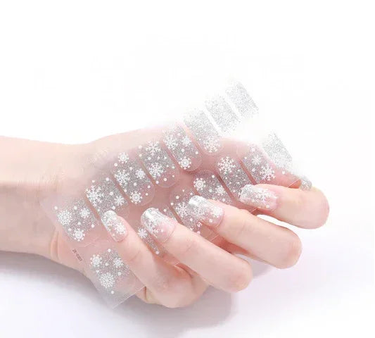 Candied Nails The Snowflake Gel Nails
