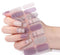 Candied Nails Lavender Glitter Gel Nails