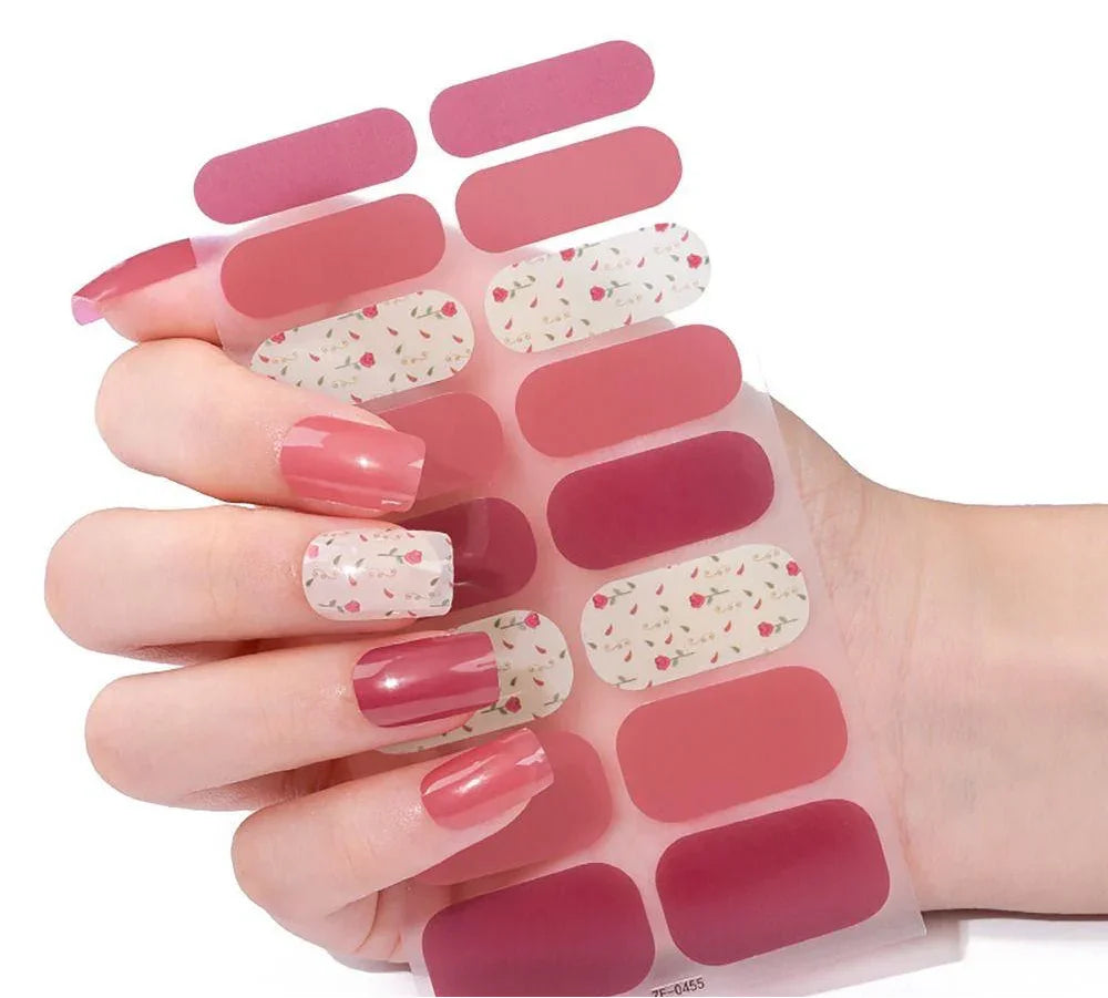 Candied Nails Mini Rose Gel Nails