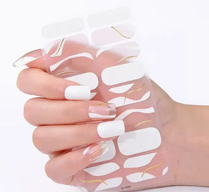 Candied Nails White Sands Gel Nails