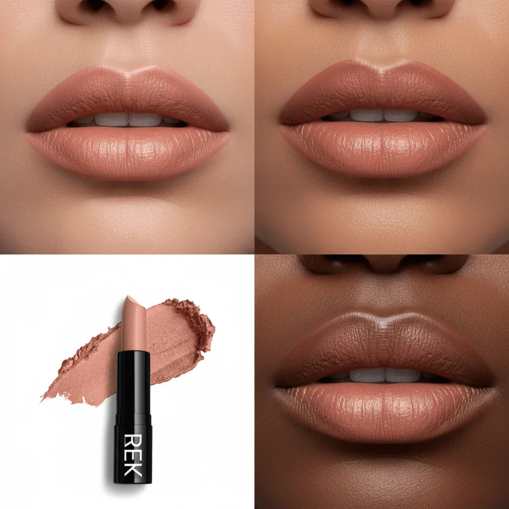 REK Cosmetics REK Matte Lipstick — Luxury Clean, Long-Lasting Vegan Formula